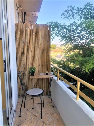Studio with balcony