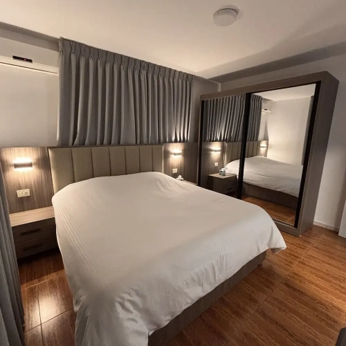 2 Bedrooms Family Apartment with balcony and with garden view