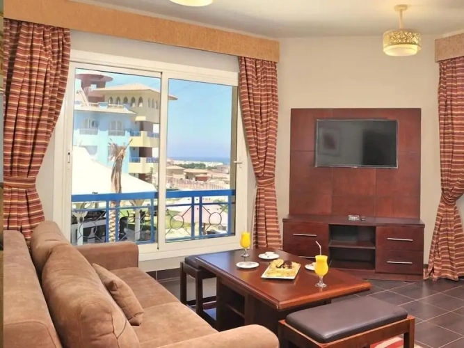 Standard Studio with balcony and with pool view