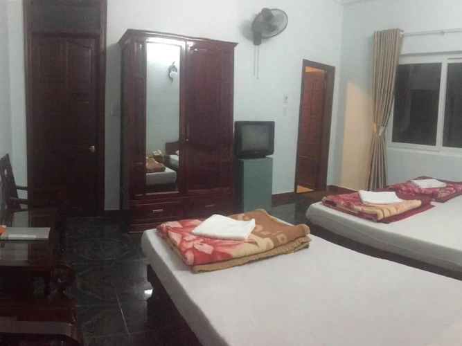 Standard Quadruple room with balcony and with view