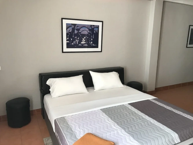 Standard Double Family room with balcony and with partial sea view