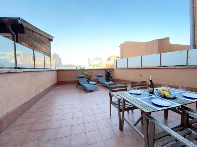 Terracotta terrace