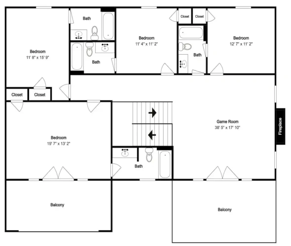 6 Bedrooms Studio with balcony