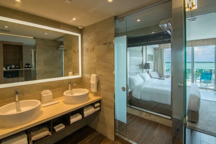 Deluxe Double room with balcony and with land view