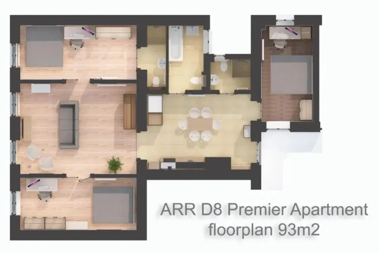 3 Bedrooms Apartment