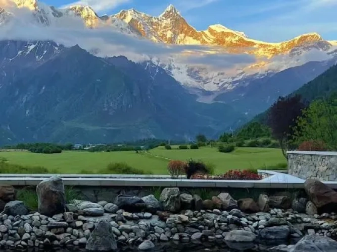 Outside