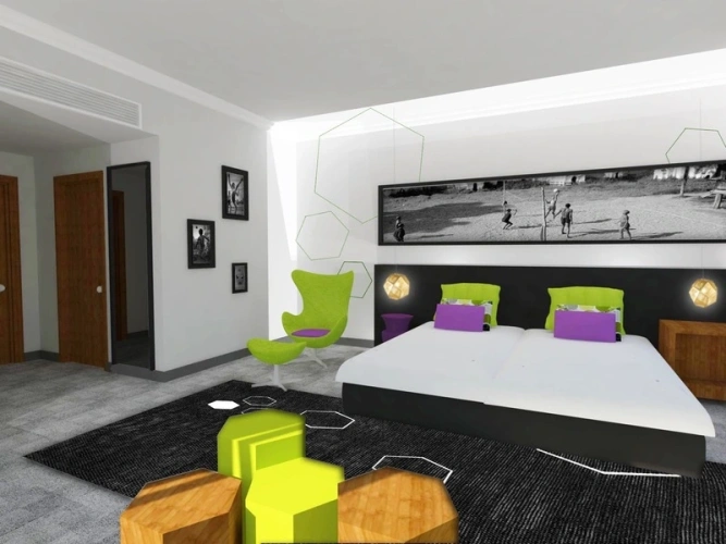 Standard Twin room with view