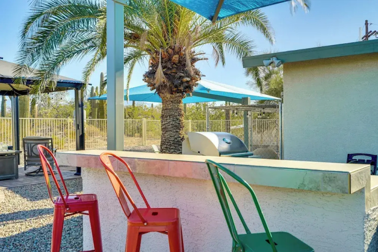Classy Tucson Escape w/ Fire Pit on 5 Acres!