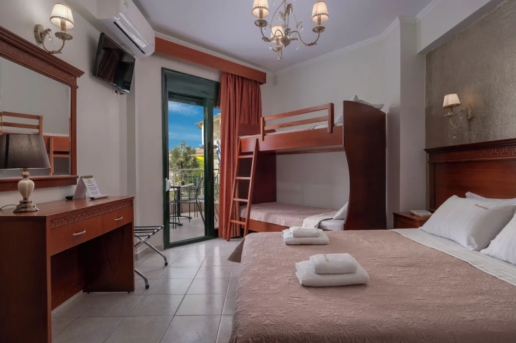 Standard Family room with balcony and with garden view