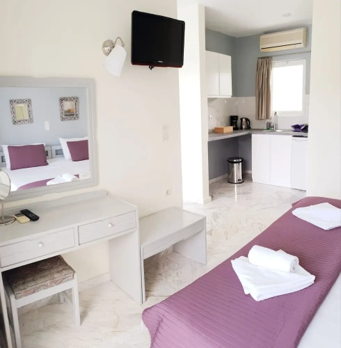Studio with balcony and with sea view