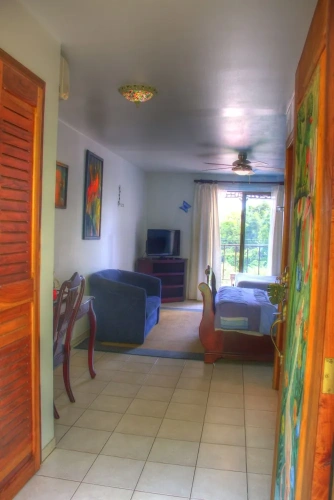 1 Bedroom Standard Family room with balcony and with lake view