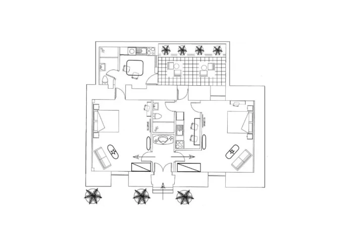 2 Bedrooms Apartment