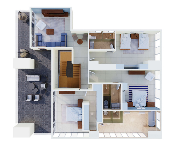 Guest rooms