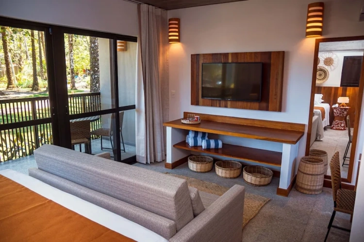 Studio with balcony