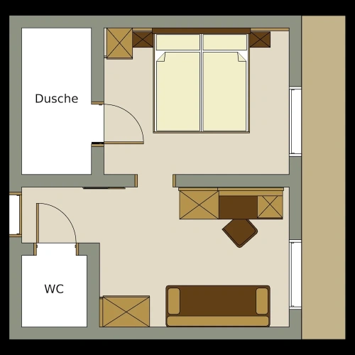 Standard room with balcony