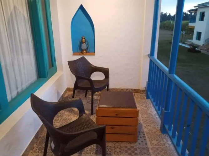 2 Bedrooms Standard Duplex room with balcony and with garden view