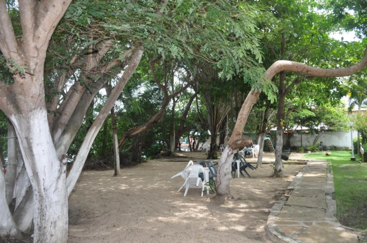 Outside
