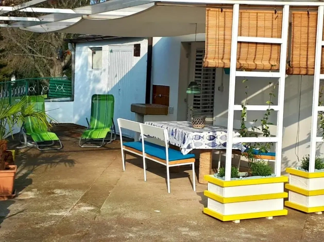 Basement Studio with balcony and with sea view