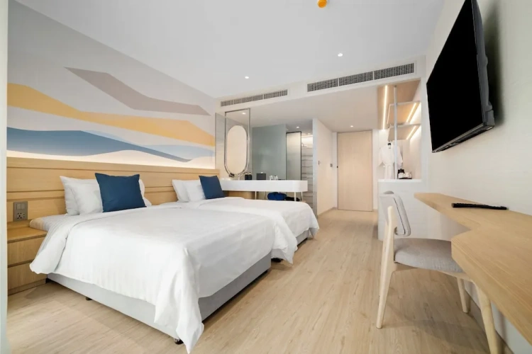 Deluxe Twin room with city view