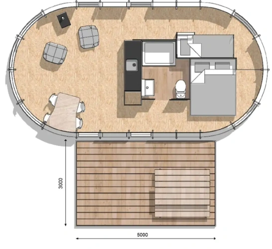 2 Bedrooms Tent