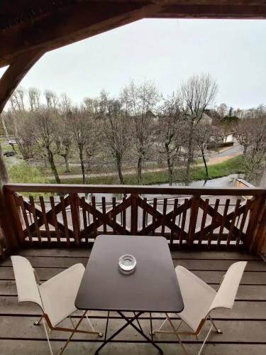 Superior room with balcony and with river view