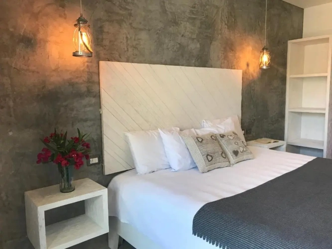 Double Suite with balcony and with pool view