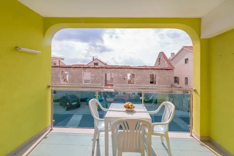 Studio with balcony