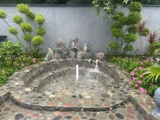 Outside