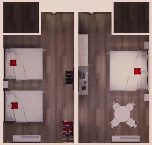 Guest rooms