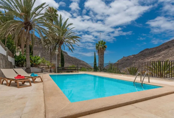 Casa de Vacaciones piscina compartida en Mogán III