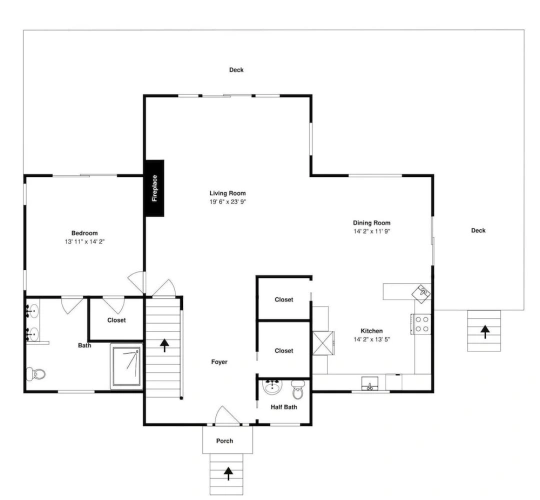 5 Bedrooms Cottage with balcony
