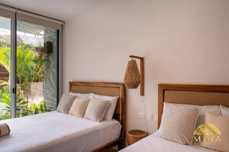 NHOA 107A Lux 2BR Condo Pool access in Aldea Zama