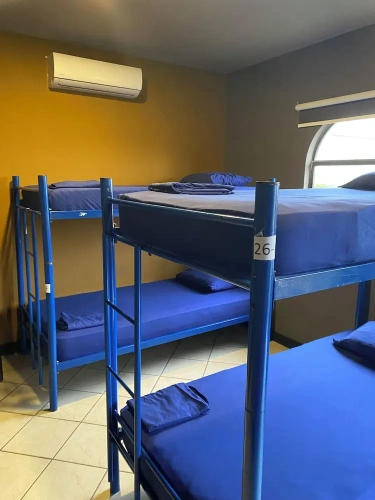 Bed in Dorm (female dorm) with view