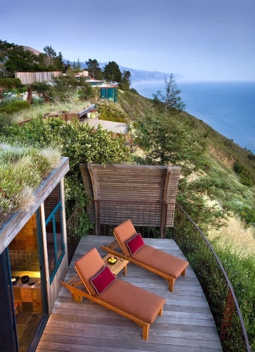 Cottage with balcony