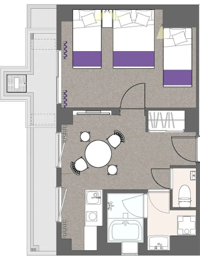 1 Bedroom Apartment