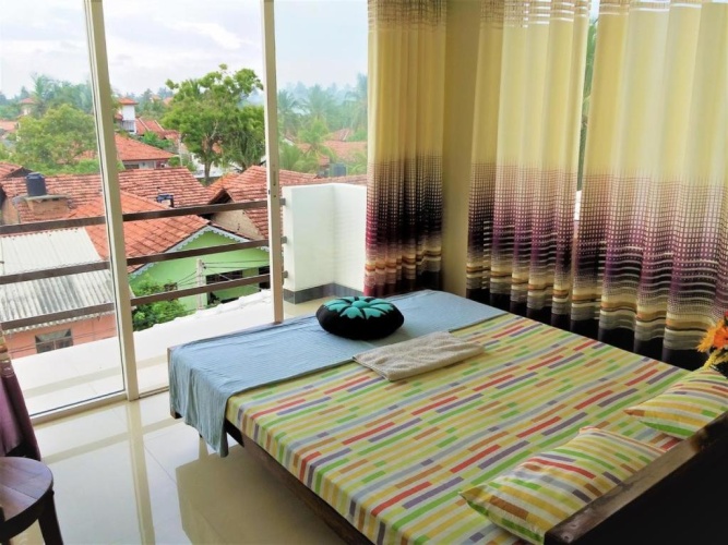 Apartment with balcony and with pool view