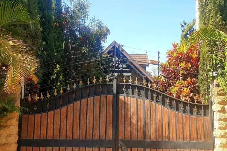 Outside