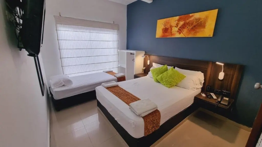Standard Quadruple room with balcony