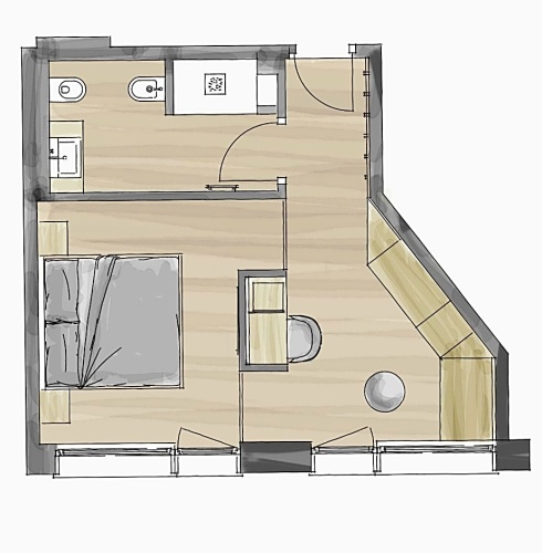 Suite with balcony