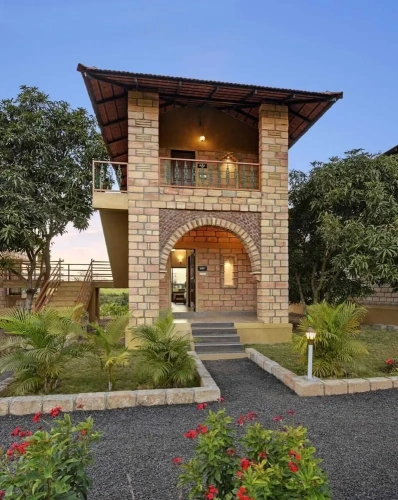 Luxury Double Cottage with balcony and with river view