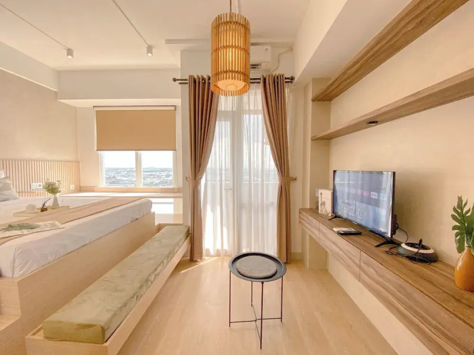 Cozy And Functional Studio Apartment At Vasanta Innopark