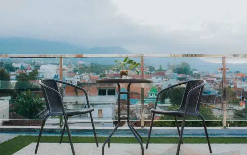 Outside