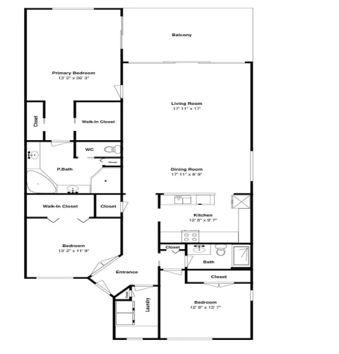 3 Bedrooms Standard room