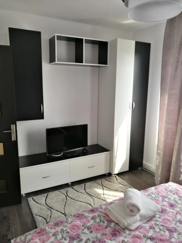white black apartment