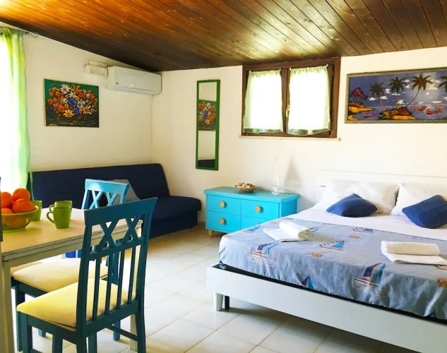 Double Family Studio with sea view