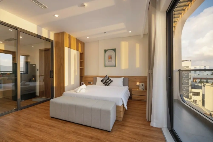 Premium Double Studio with balcony and with city view