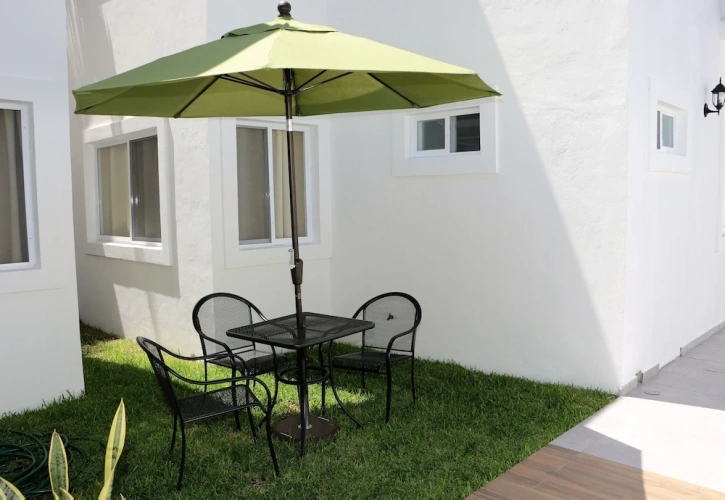 Double Apartment with balcony and with garden view