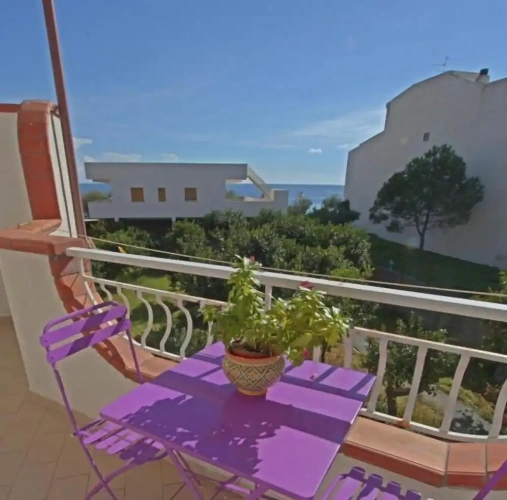 2 Bedrooms Standard Family room with balcony and with partial sea view