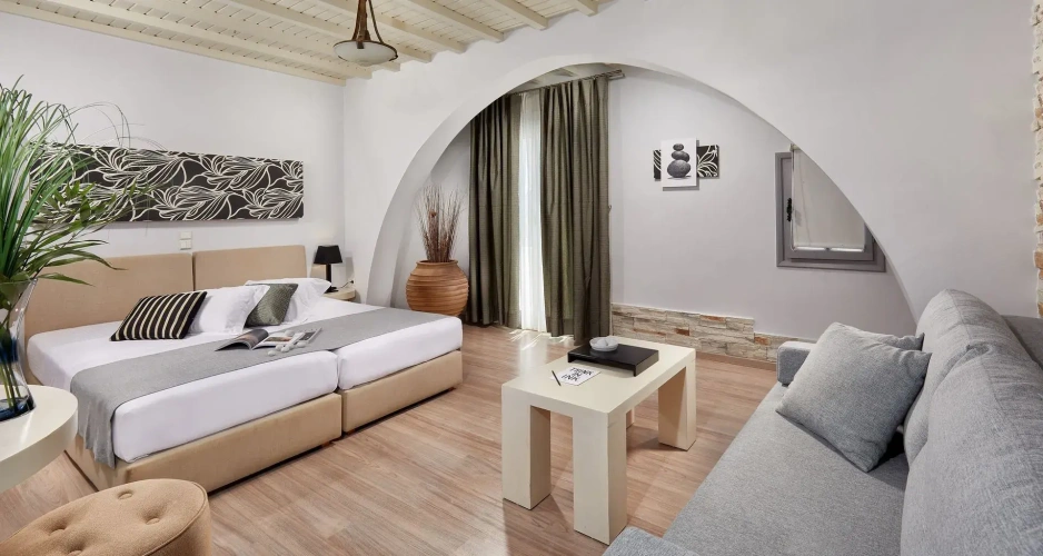 Standard Quadruple room with garden view