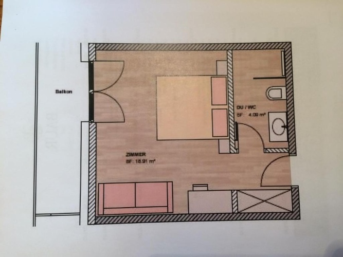 Deluxe Double room with balcony